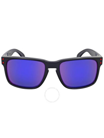 Oakley Holbrook Positive Red Iridium Square Men's Sunglasses OO9102 910236 57 - OAKLEY - BALAAN 1