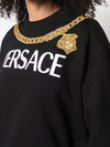 Medusa Chain Sweatshirt Black - VERSACE - BALAAN 6