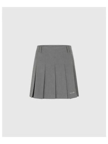 TRAVISMATHEW Women s Pleated Skirt Gray - TRAVIS SCOTT - BALAAN 1