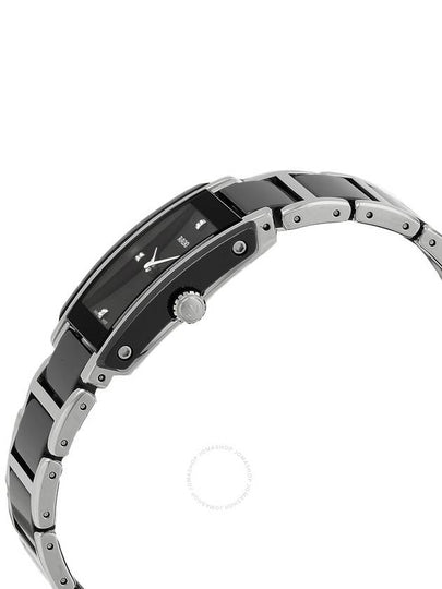 Rado Integral Quartz Black Dial Black Ceramic Ladies Watch R20613712 - RADO - BALAAN 2