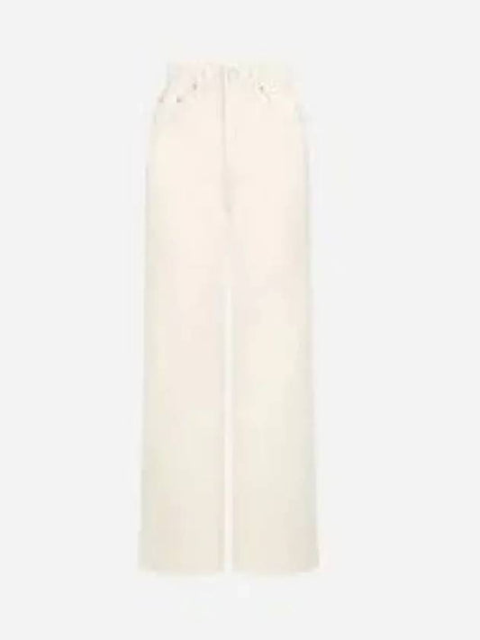 70S Ultra High Rise Wide Denim Pants Vintage White 19303WUHRSWLVTWT 1239534 - RE/DONE - BALAAN 1