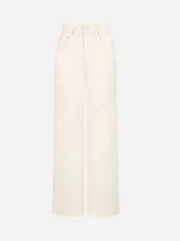 70S Ultra High Rise Wide Denim Pants Vintage White 19303WUHRSWLVTWT 1239534 - RE/DONE - BALAAN 1