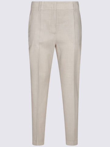 Eleventy Beige Wool Pants - ELEVENTY MILANO - BALAAN 1