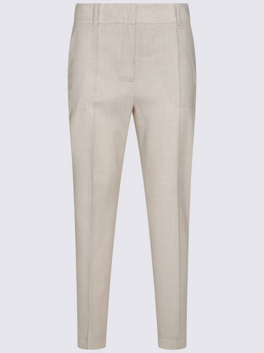 Eleventy Beige Wool Pants - ELEVENTY MILANO - BALAAN 1