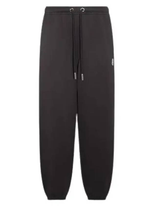 Logo Patch Track Pants Black - MONCLER - BALAAN 2