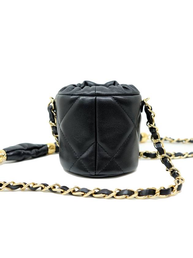 Really clean hard to find product Pillow Crush Mini Bucket Bag AP2330 Card Cross - CHANEL - BALAAN 5