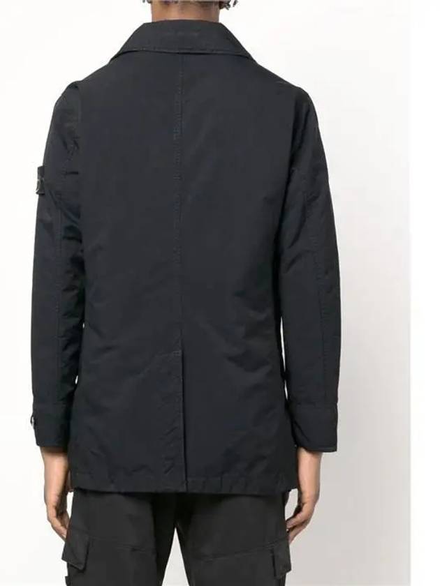 David TC Logo Patch Jacket Navy - STONE ISLAND - BALAAN.