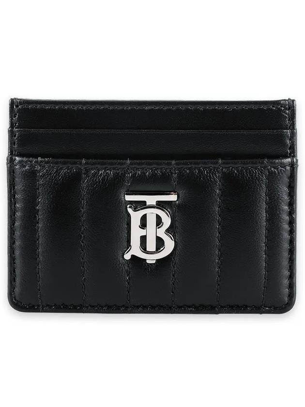 Lola Quilted Card Wallet Black - BURBERRY - BALAAN 3