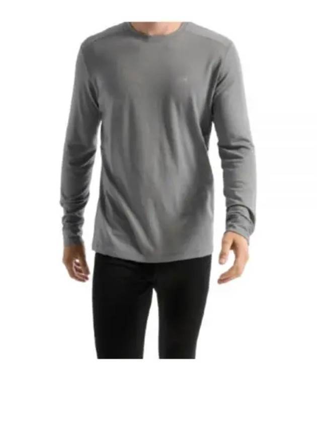 Raw Merino Wool Crew Neck Long Sleeve T-Shirt Void - ARC'TERYX - BALAAN 2