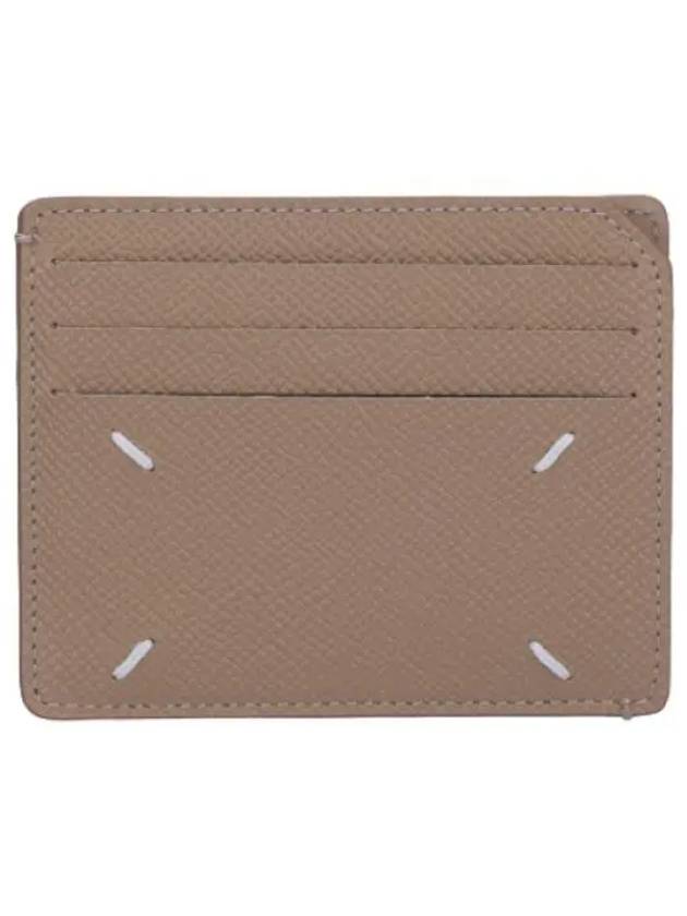 Stitched Grain Slim Card Holder Vichy Wallet - MAISON MARGIELA - BALAAN 1