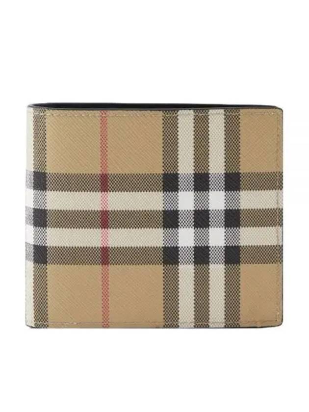 Vintage Check Half Wallet Beige - BURBERRY - BALAAN 2