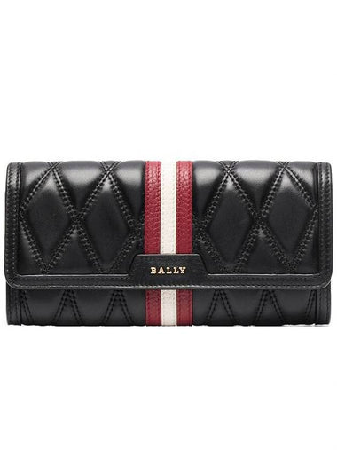 Dini Logo Long Wallet Black - BALLY - BALAAN 1