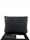 Caviar Mademoiselle Clutch Medium - CHANEL - BALAAN 1