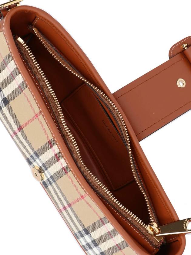 Check Shoulder Bag Brown - BURBERRY - BALAAN 5