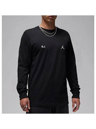 Jordan Long Sleeve T-Shirt Black - NIKE - BALAAN 2