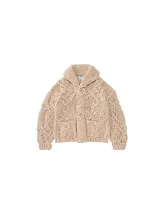 Pullover Cowichan cable knit cardigan 0123105012003 IVORY - VISVIM - BALAAN 2