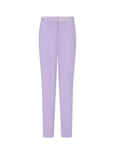 Women s Hidden Hook Closure Tapered Pants Violet - EMPORIO ARMANI - BALAAN 1