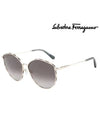 Eyewear Grey Gradient Sunglasses Grey - SALVATORE FERRAGAMO - BALAAN 3