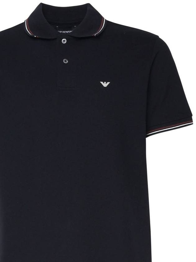 Eagle Detail PK Shirt Black - EMPORIO ARMANI - BALAAN 4