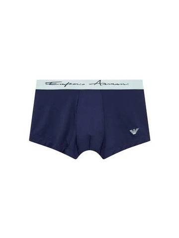 UNDERWEAR Men s Soft Logo Banding Drawn Navy - EMPORIO ARMANI - BALAAN 1