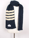 Diagonal armband wool muffler OS - THOM BROWNE - BALAAN 1