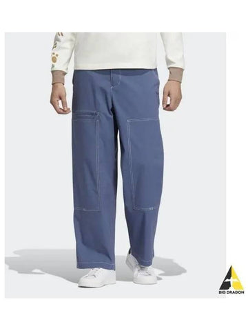 adidas WW Woven Pants Blue HY7250 - ADIDAS - BALAAN 1