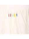 Macrame Tassel Logo Short Sleeve T-Shirt Light Yellow - MSGM - BALAAN 5