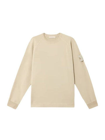 Ghost Piece Wappen Sweashirt Beige - STONE ISLAND - BALAAN 1