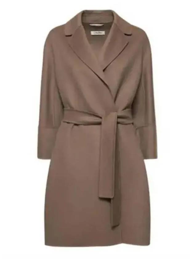 ARONA WOOL LONG COAT BROWN VERDE 270465 - MAX MARA - BALAAN 1