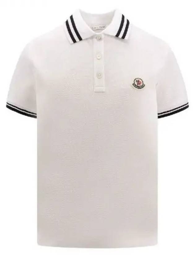 logo patch polo shirt - MONCLER - BALAAN 1