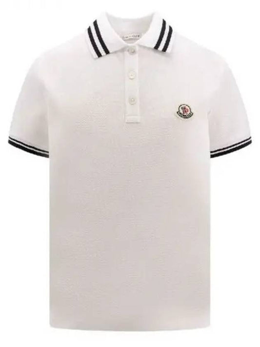 logo patch polo shirt - MONCLER - BALAAN 1