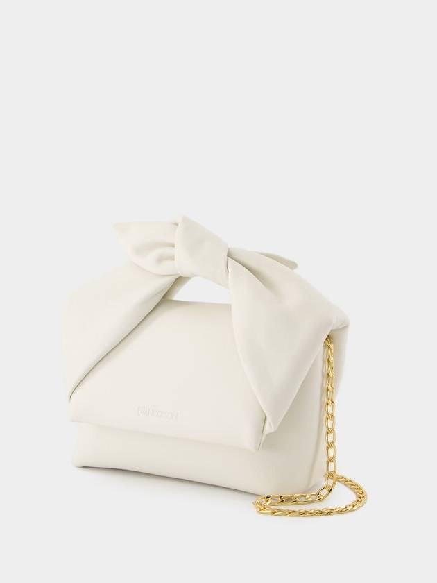 Bow Small Twister Crossbody - J.W. Anderson - Leather - White - JW ANDERSON - BALAAN 2