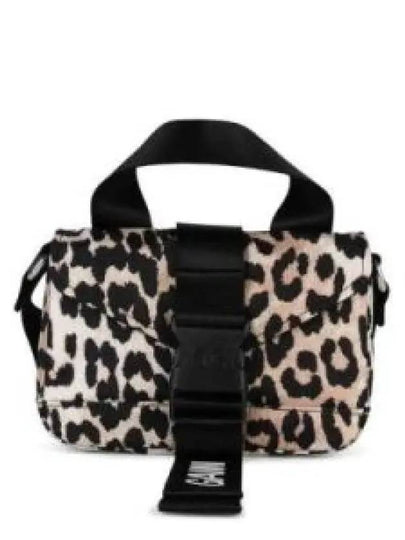 Leopard Print Tech Mini Cross Bag - GANNI - BALAAN 2