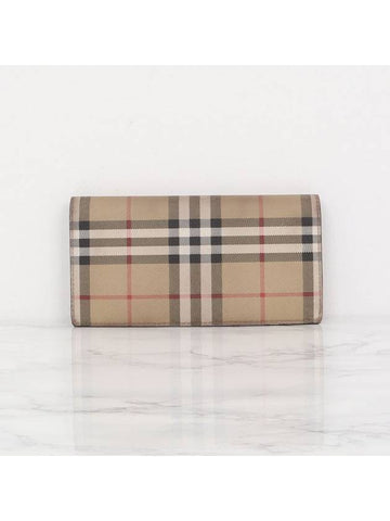 Vintage Check Continental Long Wallet 8065640 - BURBERRY - BALAAN 1