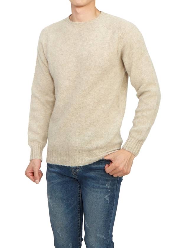 Shaggy Dog Men's Knit M3834 7 PUTTY - HARLEY OF SCOTLAND - BALAAN 4