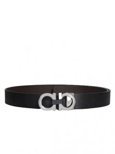 Ferragamo Double Gancini Reversible Belt Waistband - SALVATORE FERRAGAMO - BALAAN 1