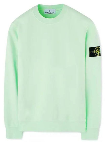 Wappen Patch Crew Neck Sweatshirt Green - STONE ISLAND - BALAAN 2