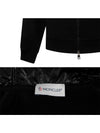 Maglia MAGLIA Down Hooded Zip-Up Black - MONCLER - BALAAN 7