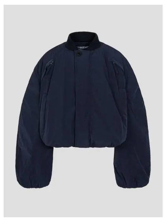 Jacquemus Women s Le Bomber Bahia Dark Navy Domestic Product - JACQUEMUS - BALAAN 1