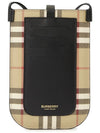 Vintage Check And Strap Phone Case Beige Black - BURBERRY - BALAAN 5