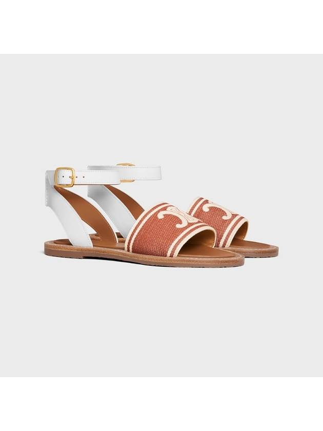 Lympia Sandals Brown - CELINE - BALAAN 3