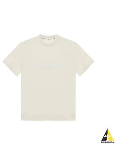 Front logo short sleeve beige MRTWXJER044 JER012 - SUNNEI - BALAAN 1