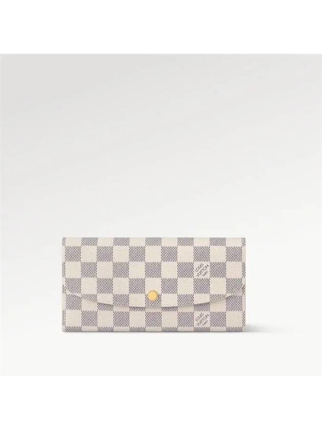 Emilie Damier Canvas Long Wallet Ivory - LOUIS VUITTON - BALAAN 2