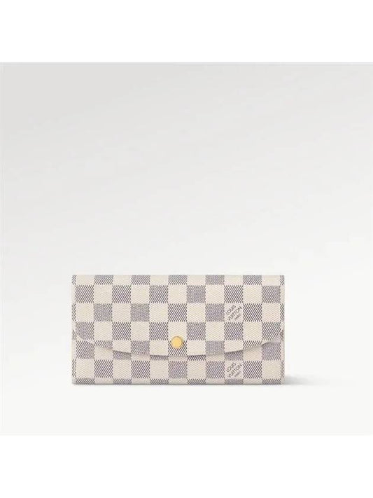 Emilie Damier Canvas Long Wallet Pink - LOUIS VUITTON - BALAAN 2