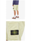 Men's Wappen Patch Bermuda Shorts Melon Green - STONE ISLAND - BALAAN 6