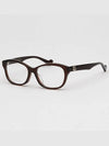 Eyewear Asian fit horn rimmed glasses brown - GUCCI - BALAAN 9