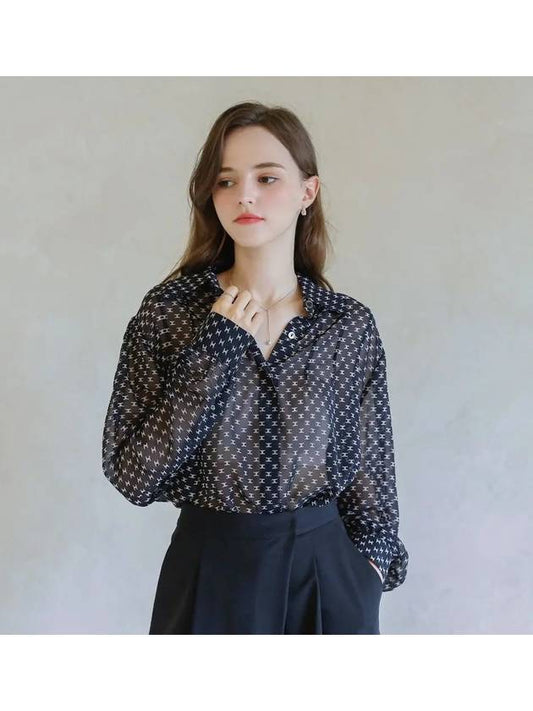 light silky print blouse - KELLY DONAHUE - BALAAN 1