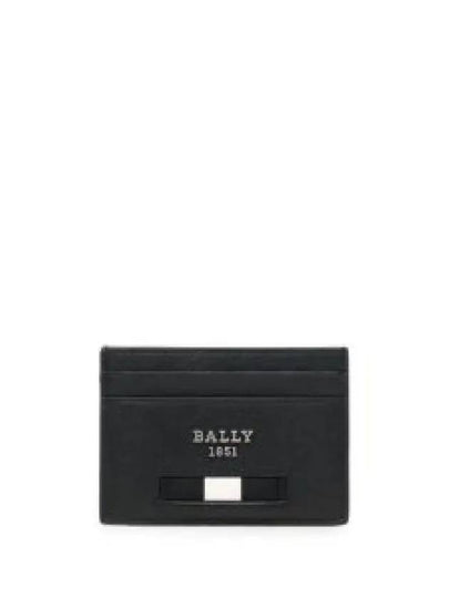 Metal Logo Card Wallet Black - BALLY - BALAAN 2