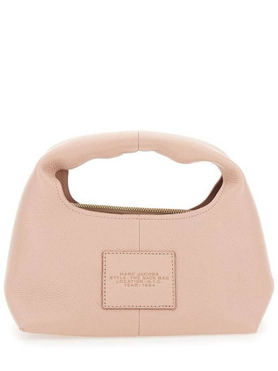 'The Mini Sack' Pink Handbag With Logo Lettering On The Front In Leather Woman - MARC JACOBS - BALAAN 2