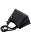 Logo Charm Leather Micro Tote Bag Black - TOD'S - BALAAN 5